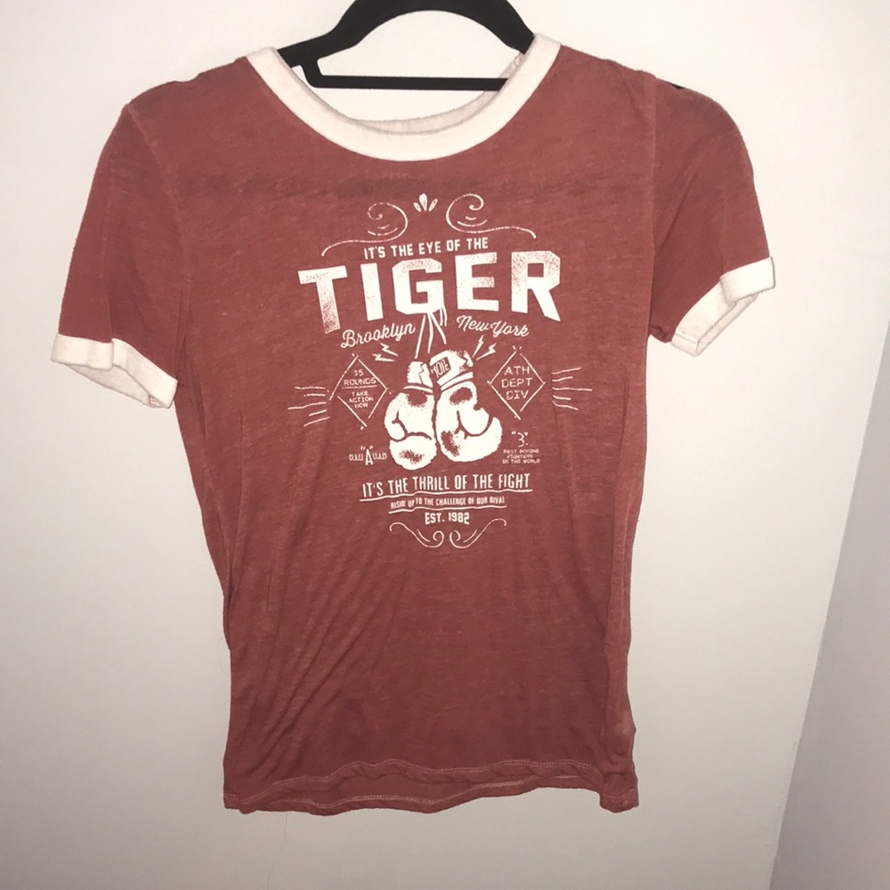 Eye of the Tiger Ringer Tee